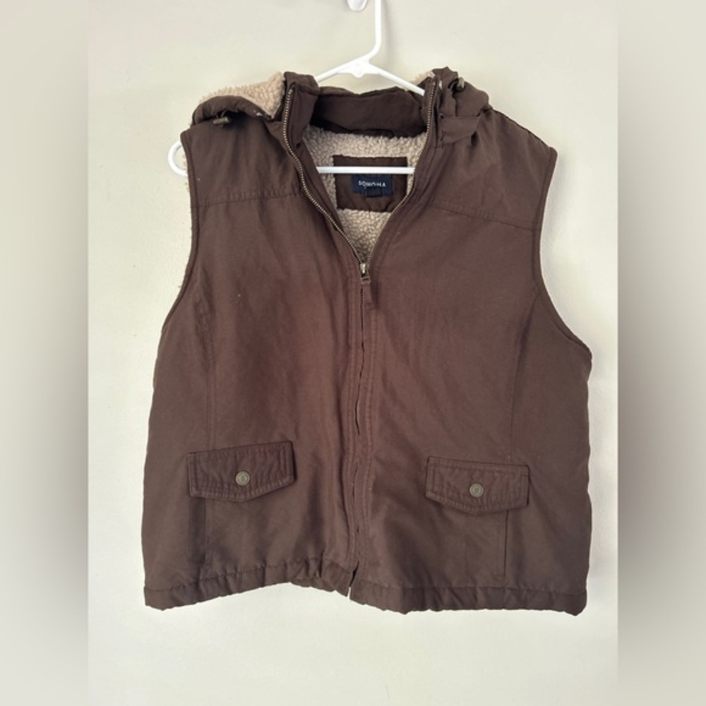 Sonoma‎ Chocolate Hooded Vest